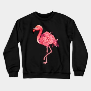 Flamingo flowers Crewneck Sweatshirt
